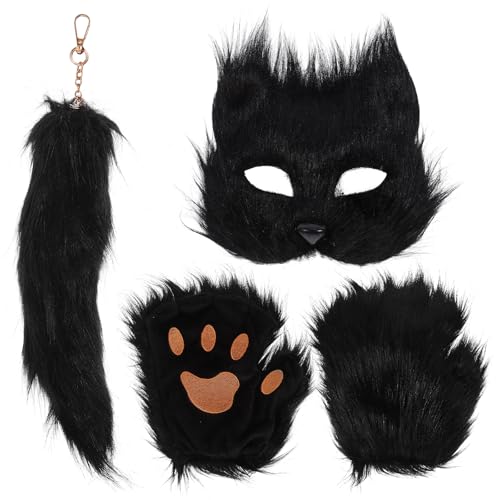 Costume renard Healvian à sangle ajustable et gants souples pour soirées cosplay