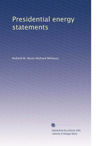 Presidential energy statements