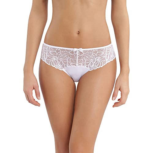 Dim Culotte Femme Dentelle Generous Essentiel x1, Blanc, XXL Dim Culotte Femme Dentelle Generous Essentiel x1, Blanc, XXL