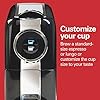 Hamilton Beach Espresso Machine, Compatible with Nespresso Pods, Single Serve Coffee Maker, Powerful Italian 19 Bar Pump, 22 oz. Water Reservoir, Custom Cup Size, Holds 13 Capsules, Black (40726)