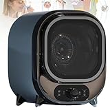 Asciugatrice Piccola, Condensatore Ventilato Da 5 Kg, Mini Asciugatrice Portatile E Compatta, Carico Di 0,8 Kg Risparmio Energetico Ideale Per Piccoli Spazi(Electroplated blue)
