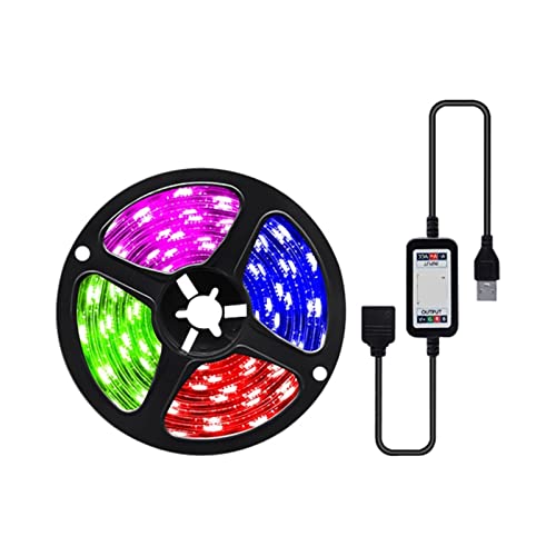 Bande LED 5050 RVB 5m pour stopper la fatigue visuelle devant la TV avec gestion Bluetooth