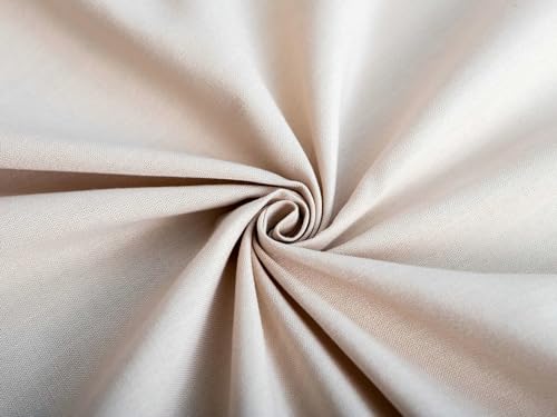 Nappe ronde 200 cm coton lin beige à pompons lavable Daesar - 4