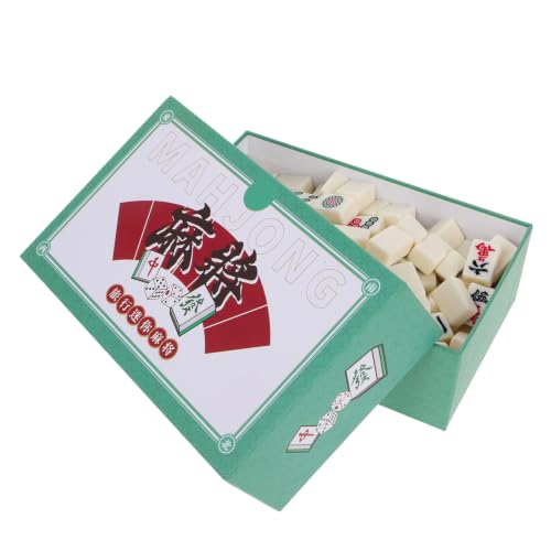 Veemoon Mini Portable Mahjong Set para Viajes y Dormitorios miniatura 1