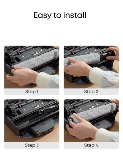 Image of eufy Official Replacement Roller Mop, Durable, Washable, Effective Cleaning, Compatible with E25, E28, S1 S1 Pro and S2