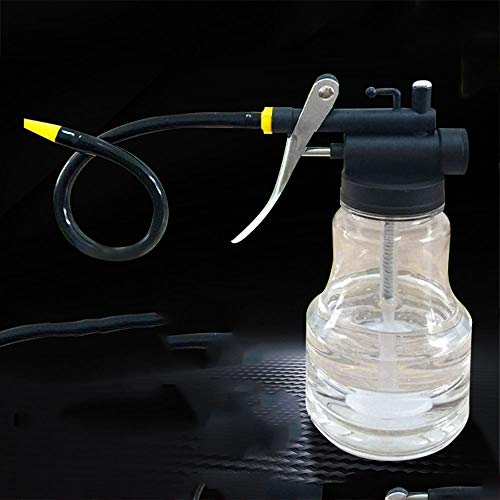 E-Outstanding Pump Oil Can 250Ml High Pressure Pistol Hand Hose Oiler Oil Injector Can With Spout Lube Gun Operating Tool For Lubrication #TOP4