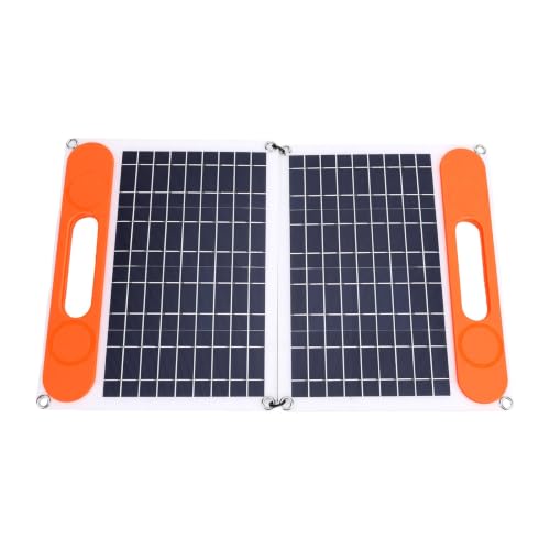 OVAQUIXI 60W Monocrystalline Solar Panel Kit with MPPT Controller, Dual USB Type C DC Output, Portable Solar Charger for Camping Hiking RV Travel Off