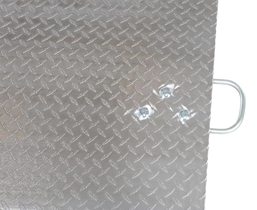 vestil a-3024 hand truck dock plate aluminum 500-lb capacity 2434 length 3034 usable width 1434 thick