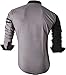 jeansian Men's Slim Fit Long Sleeves Casual Shirts Z014 Gray M