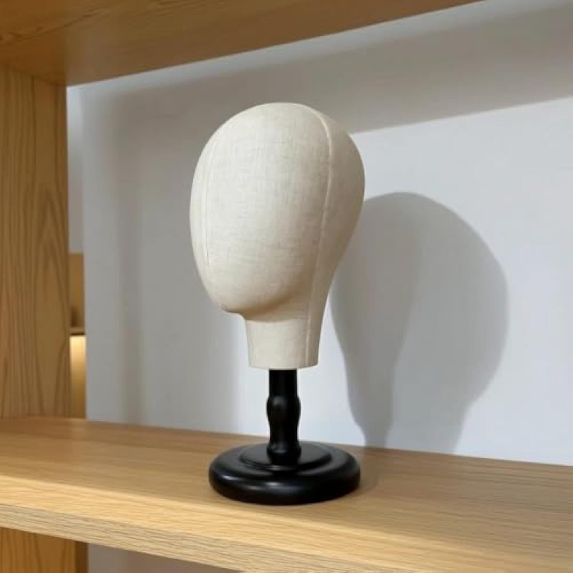 Pinnable Mannequin Head with Stand for Hat Display