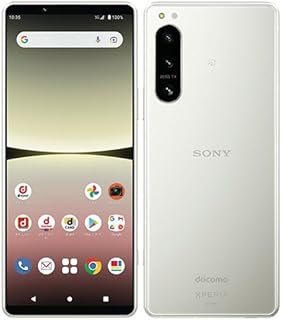 【整備済み品】SONY Xperia 5 IV OS種類：Android 12以上 販売時期：2022年秋モデル 画面サイズ：6.1インチ 内蔵メモリ：ROM 128GB RAM 8GB バッテリー容量：5000mAh (SO-54C(docomo版), エクリュホワイト)