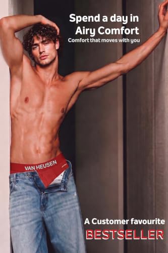Image of Van Heusen Men's Brief Pack of 1 | Air Series | Lightest Underwear | Mesh Fabric | Breathable Active Brief | Moisture-Wicking & Sweat Absorbent | No Ride-Up Fit | Gym, Sports & Activewear Underwear | Style 40047