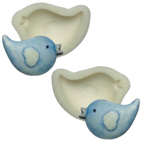 Silicone Moulds - Set Of Two - Love Birds - Food Safe