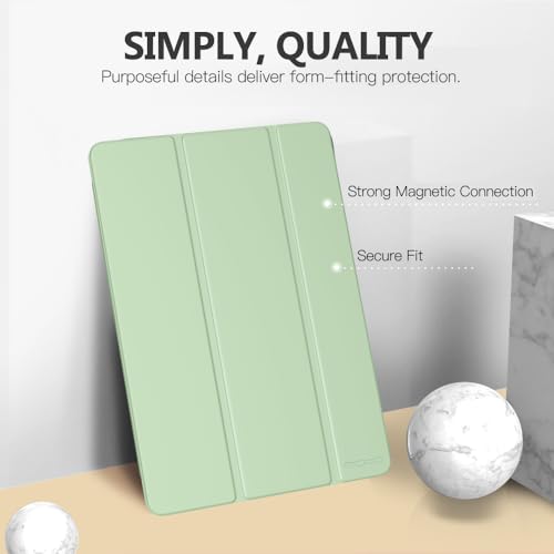 Image of Moko Smart Case for iPad 9th / 8th / 7th Generation Case 10.2 Inch,Lime Cream
