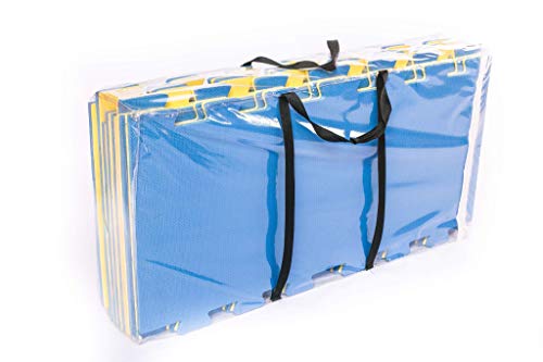 KIT TATAMES EVA- KIT HOME COM 8 PEÇAS MED. 100X50X40MM- PLACAS BICOLORES…