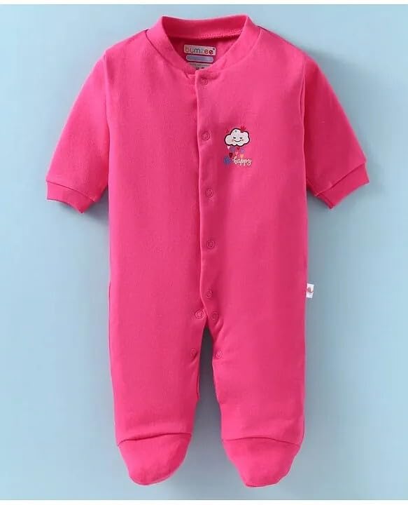 Image of New Born Baby 100% Cotton Rompers for Sleepsuits Jumpsuit Night Suits for Baby Boys & Girls |Onesies| Infant Clothes Pack of 3