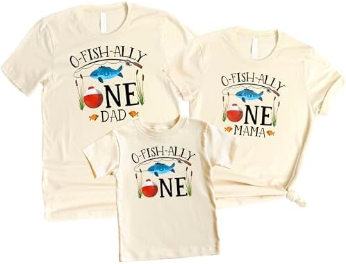 O-Fish-Ally One 1st Birthday Matching Family Outfits for Mom and Dad for Baby Boys and Baby Girls image 5