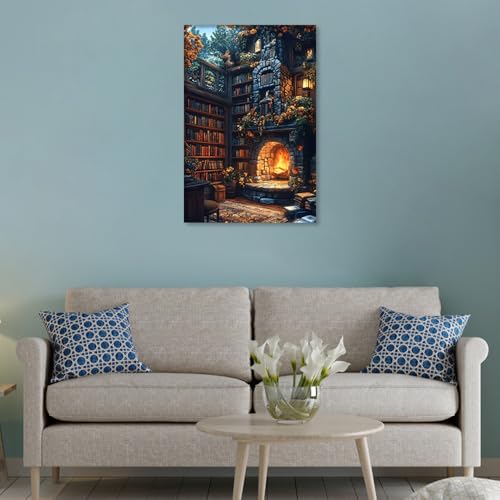 Décoration murale pour salon avec affiches et impressions giclées