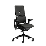 Steelcase Please Ergonomic Office Swivel Chair With Height Adjustable Lumbar Support Black; Made in Europe