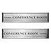 SINKAA Conference Room Slider Signs for Door, In Session/Available Aluminum Slider Door Sign for Office Hotels Hospital, Slide to Change for Use on Conference Room Doors, 10 x 2 inches
