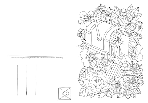 Happy Day Coloring Postcards: 20 All-Occasion Cards to Color, Sign, and Send – vue 9