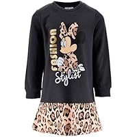 Disney Minnie Mouse Vestido Niña, Sueter Sudadera Vestido Diseño