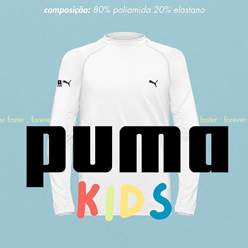 PUMA Camiseta Proteção UV50+ Respirável Conforto Térmico Versátil, Branco, 4