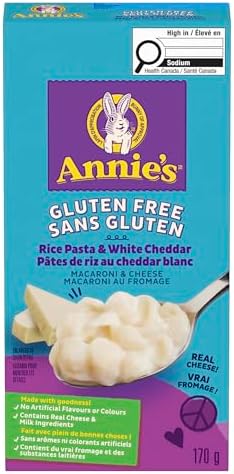 ANNIE'S - MACARONI AND CHEESE Gluten Free Rice Pasta and White Cheddar, No Artificial Flavours or Synthetic Colours, Contains Real Cheese and Milk Ingredients — view 8