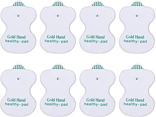 AGAM Digital Therapy Machine Electrode Reusable TENS Unit Pads โ Health Herald Replacement Pads, Strong Stick Gel, Universal Compatibility for Muscle Relief & Pain Therapy (8-Pack)