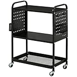 carrello plastica giardino DIMENSIONI: 70L x 33.4P x 80.5Acm. Capacità di peso: 11.3kg (totale), 3kg (ripiano), 1kg (contenitore grande), 0.5kg (contenitore piccolo). Montaggio richiesto.