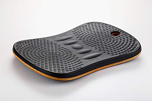 Strongtek Anti Fatigue Balance Board, Standing Desk Balance Boards, Sit Stand Desk Mat Accessory, Wobble Foot Rocker, Balancing Mat, Exercise Core Strength, Comfortable Standing (Butterfly, Large) #TOP6