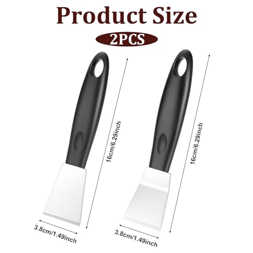 Febbya 3D Printer Drucker Spachtel Set,2 PCS 3D Druck Werkzeug,3D Printer Accessories,Ceranfeldschaber,Küchenschaber,Tapetenentferner,Trockenwand Spachtel Messer,für Ceranfeld,Fliesen,Wände
