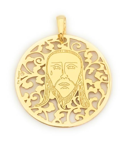 Medalla de la Santa Faz en plata de ley y diamante