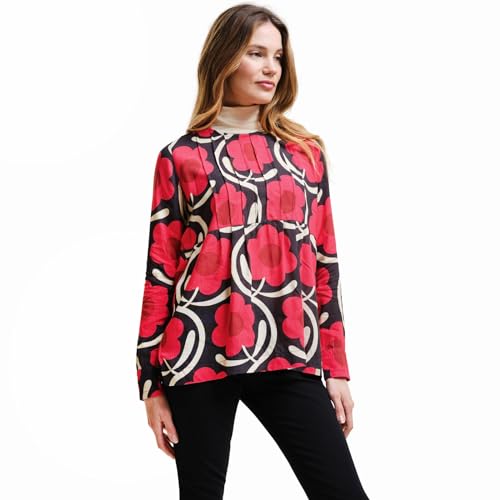 Image of Regatta Regtta Womens Orla Kiely Long Sleeve Lightweight Blouse Top - Pink - 10