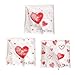 Produktbild Home Collection 3er Set Servietten Herzen Liebe 60 Stück 3-lagig 33x33cm Dekoration Hochzeit