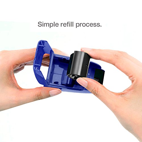 Guard Your Id Identity Protection Stamp Roller Identity Theft Prevention Security Stamp Mask Out Private Information Navy Blue (38028) #TOP6