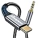 USB C to 3.5mm Audio Aux Jack Cable, KOOPAO Type C Adapter to 3.5mm Headphone Stereo Cord Car Compatible with iPad Pro 2018 Google Pixel 2 3 XL Moto Z and Galaxy Note10+ Huawei HTC (3.28Ft)