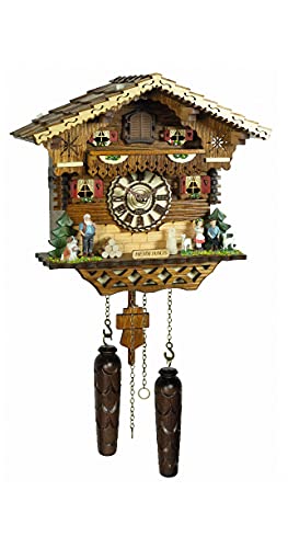 Trenkle Quartz Cuckoo Clock Heidi House, Handpainted