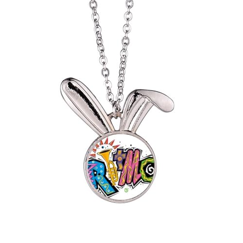 Collier lapin Ritmo de la culture mexicaine pendentif original