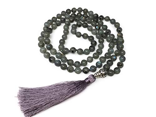 "Labradorite Mala Beads Necklace" - Image 8