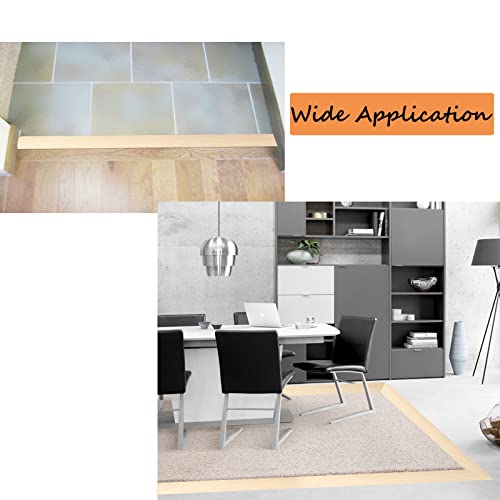 Floor/Door Flat Transition Strip & Self Adhesive Floor Vinyl Floor Edge Trim Laminate Floor Gap Covering Joining Strip by HJ HUAJ - Used condition - Image 5
