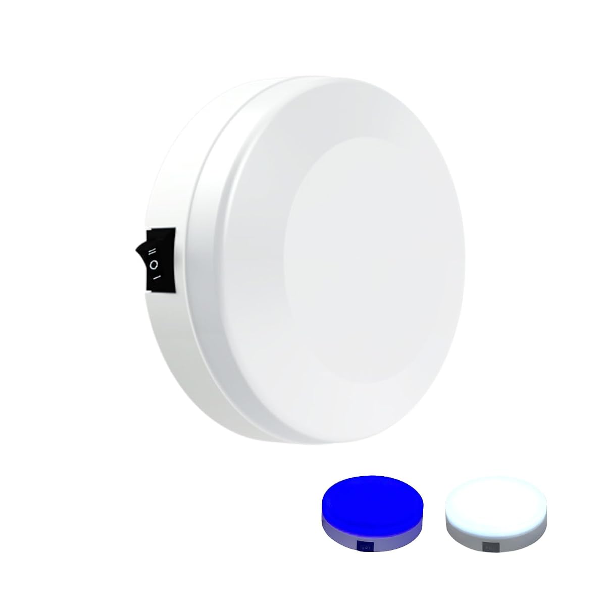 Vcanuplms Marine Boat Dome Lights 5.5 Inch Dual Color LED Cabin Light with