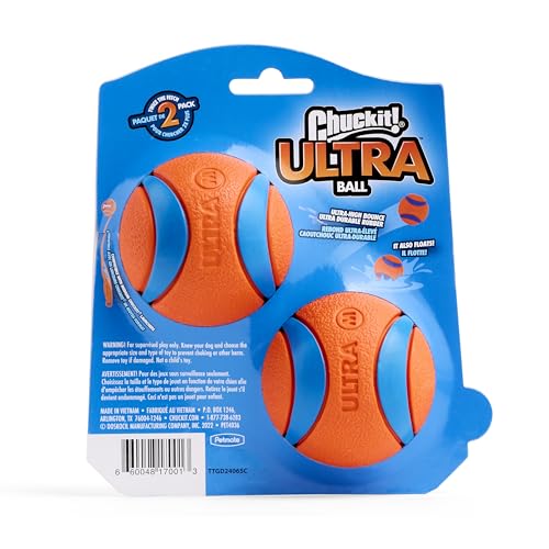 Chuckit! Ultra Ball Medium 1er Pack (2 Bälle) Multicolor