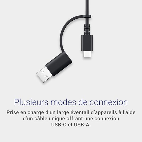 Dell KB525C Clavier de Collaboration Filaire USB Type C en français AZERTY Compatible Microsoft Teams et Zoom - vue 8