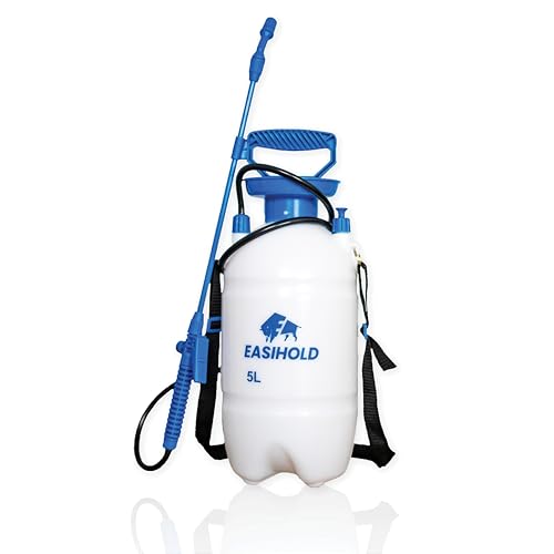 EASIHOLD 5L Pressure Sprayer – Hand Pump Pressure Sprayer with Adjustable Nozzle & Strap – Designed for Use with Easihold Gravel Binder