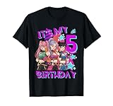 5 años de Edad cumpleaños K Pop niños Quinto cumpleaños niñas K-Pop Camiseta