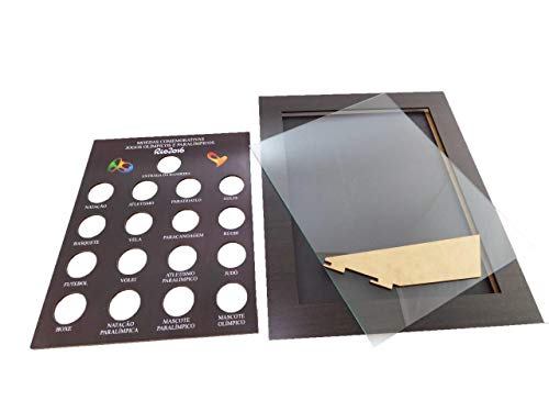 Quadro Porta Moedas Olimpíadas - imã e vidro