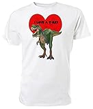  I love Eine T-Rex T Shirt, Dinosaurier, weiß - Größe: XXXL