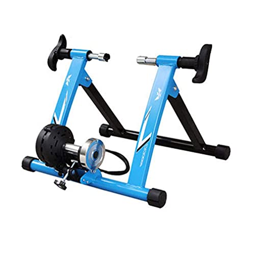 SMSOM Entrenador de bicicletas Soporte para andar en interiores Ejercicio de bicicleta Soporte Magnético Resistencia Magnético Soporte para bicicletas de carretera para entrenamiento de ejercicio de b