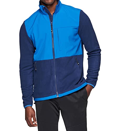 Avalanche Fleece Jacket For Men Mid Weight Zip Up Soft Fleece Coat With Pockets